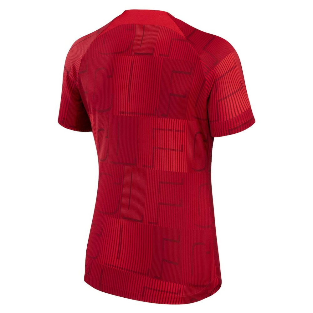 Liverpool Women's 2023 Pre-Match Top Red