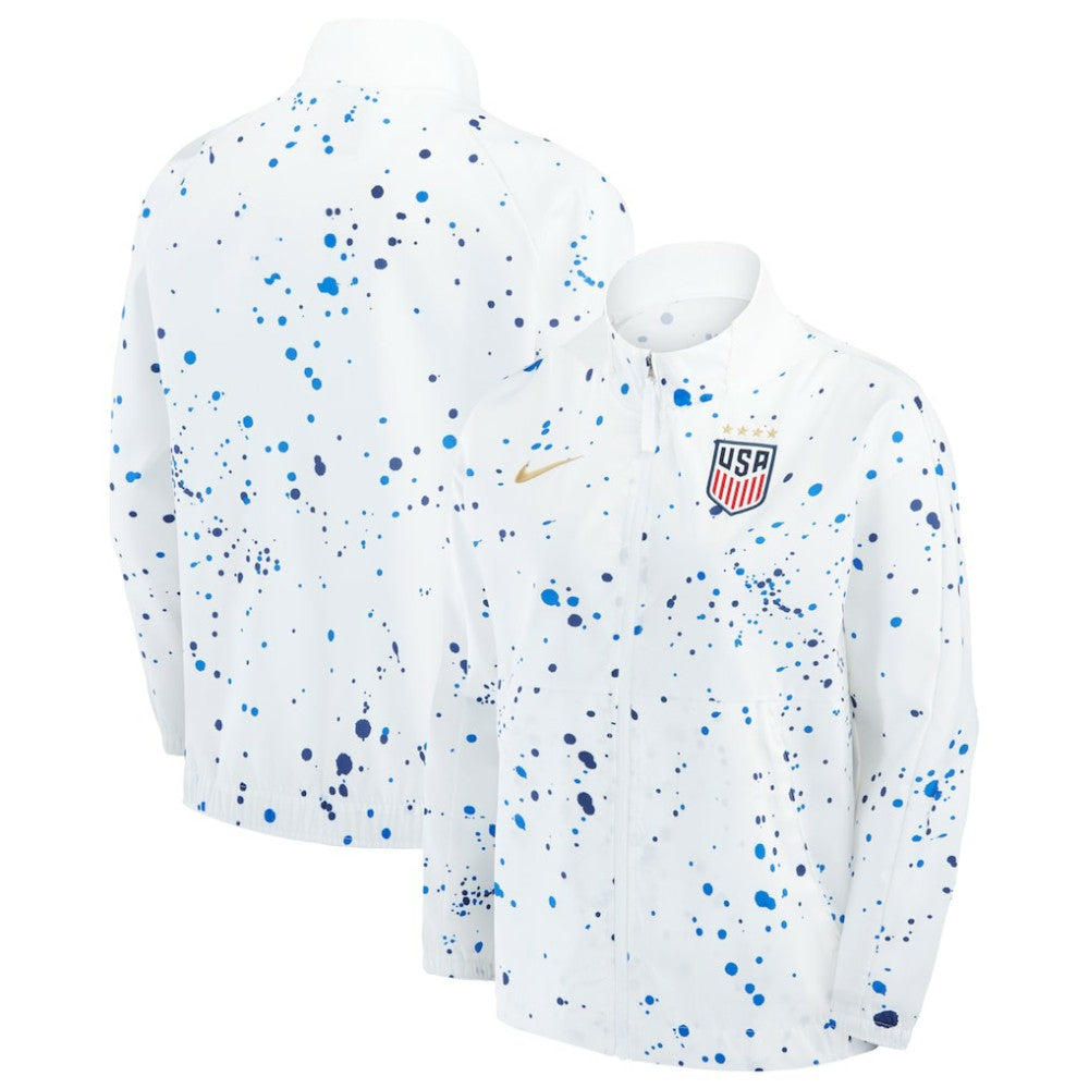 USWNT Women's Team Anthem Performance Full-Zip Jacket White