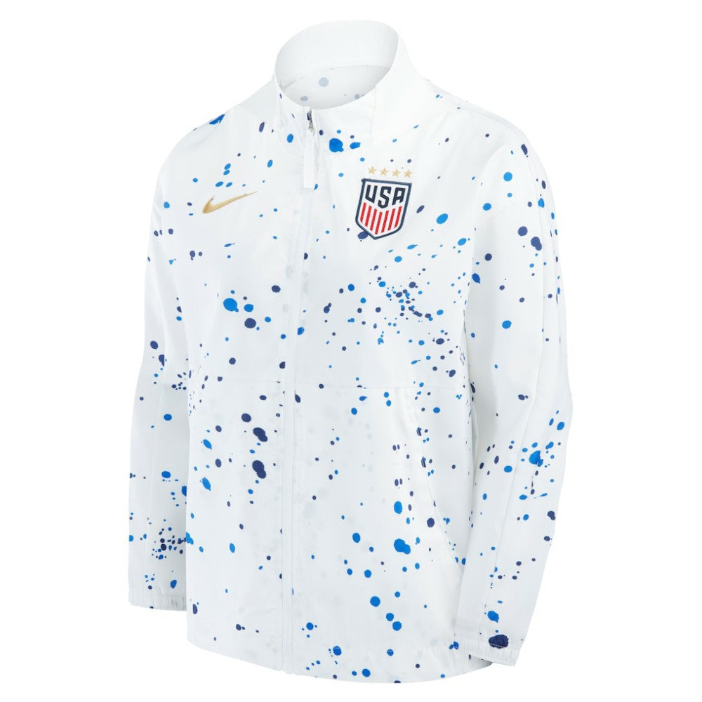 USWNT Women's Team Anthem Performance Full-Zip Jacket White