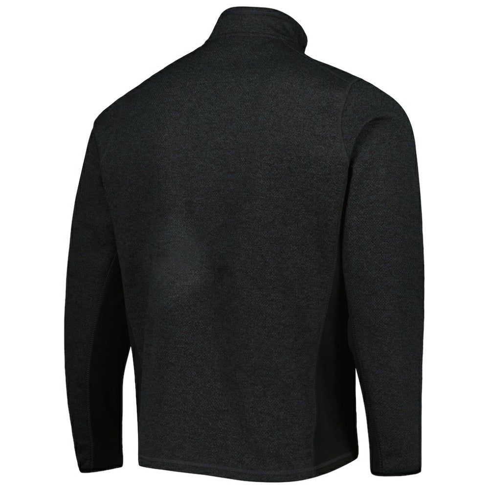 NHL Philadelphia Flyers Antigua Course Quarter-Zip Jacket - Heathered Black