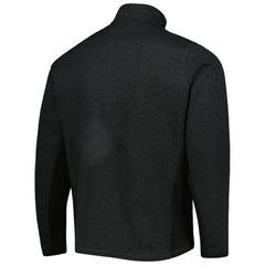 NHL Philadelphia Flyers Antigua Course Quarter-Zip Jacket - Heathered Black