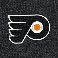 NHL Philadelphia Flyers Antigua Course Quarter-Zip Jacket - Heathered Black