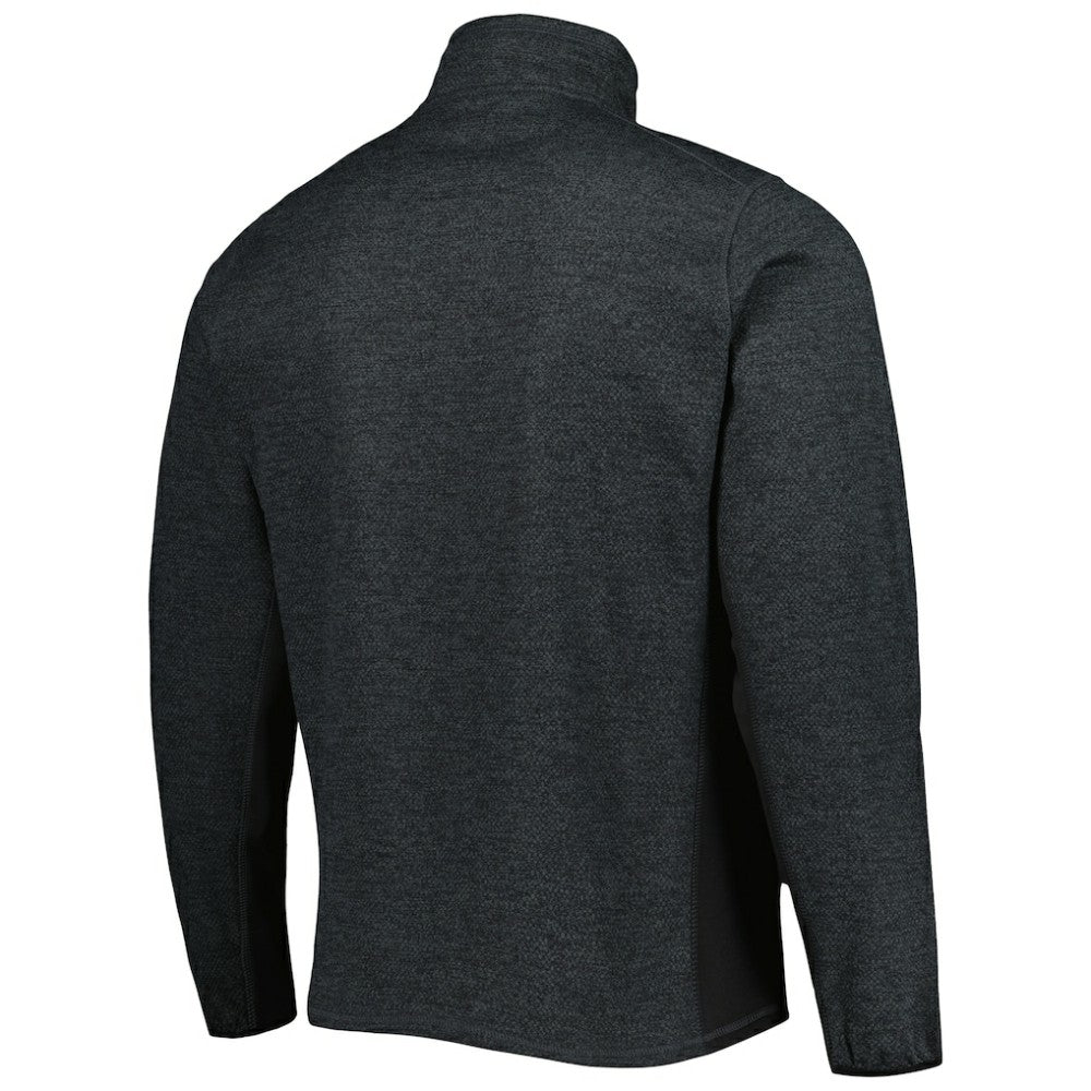 NHL Vegas Golden Knights Antigua Course Quarter-Zip Jacket - Heathered Black