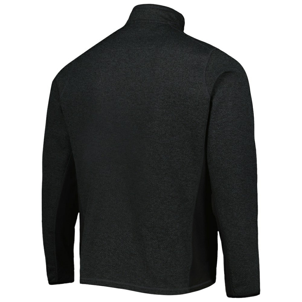 NHL Pittsburgh Penguins Antigua Course Quarter-Zip Jacket - Heathered Black
