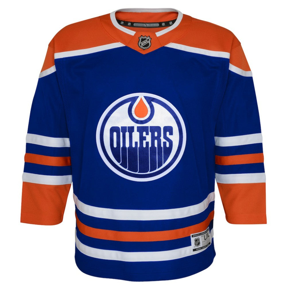 NHL Edmonton Oilers Youth Home Premier Jersey - Royal