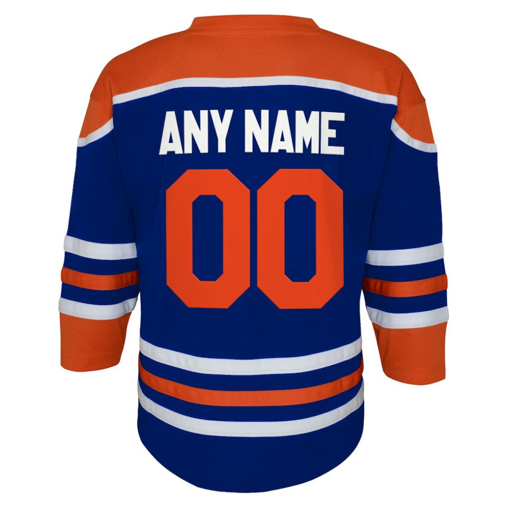 NHL,Custom Edmonton Oilers Youth Home Replica Custom Jersey - Royal