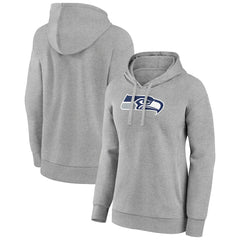 Seattle Seahawks Women's Primary Logo Pullover Hoodie Gray