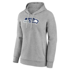 Seattle Seahawks Women's Primary Logo Pullover Hoodie Gray