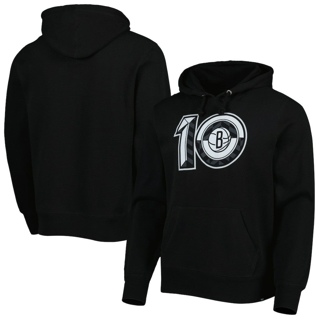 Brooklyn Nets '47 10th Anniversary Headline Pullover Hoodie Black