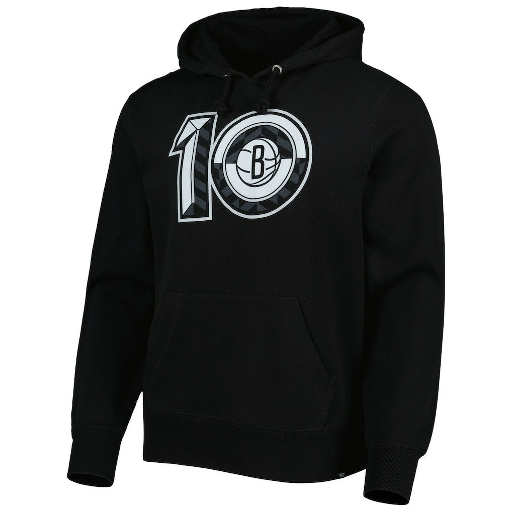 Brooklyn Nets '47 10th Anniversary Headline Pullover Hoodie Black