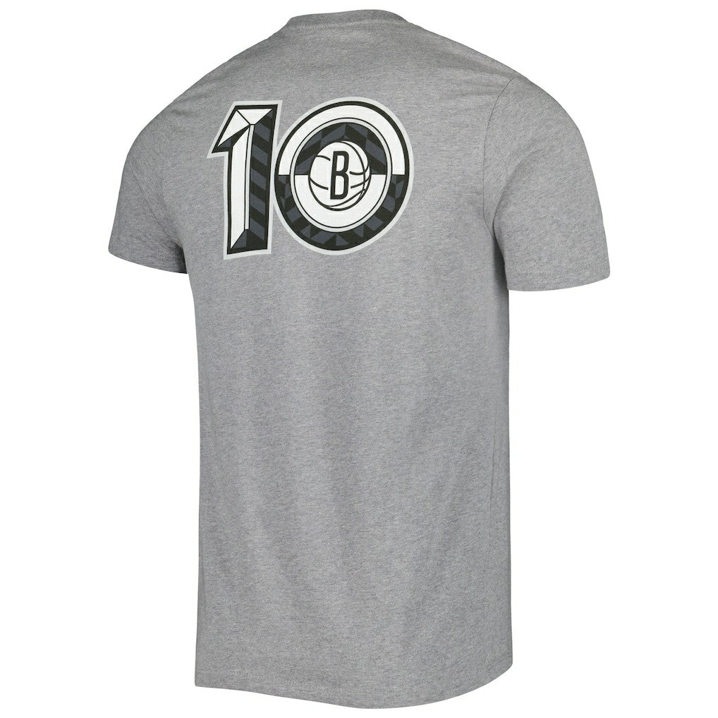 Brooklyn Nets '47 10th Anniversary Backer T-Shirt Heather Gray