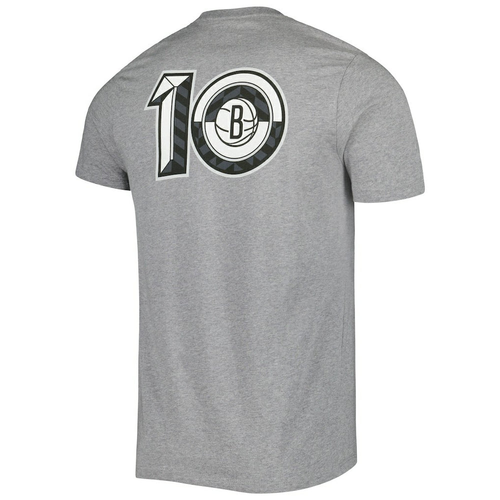 Brooklyn Nets '47 10th Anniversary Backer T-Shirt Heather Gray