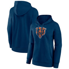 Chicago Bears Women's Primary Logo Pullover Hoodie Navy