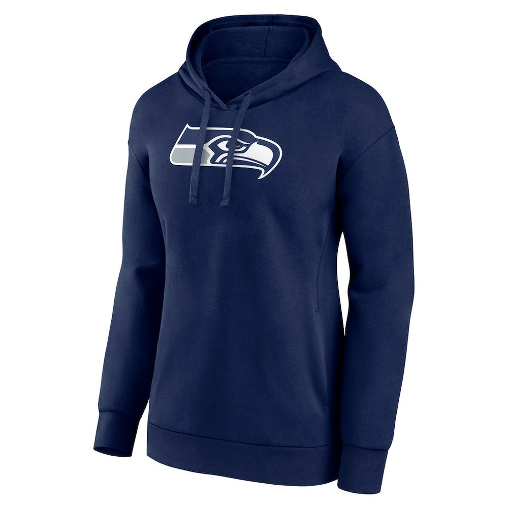 Seattle Seahawks Women's Primary Logo Pullover Hoodie College Navy