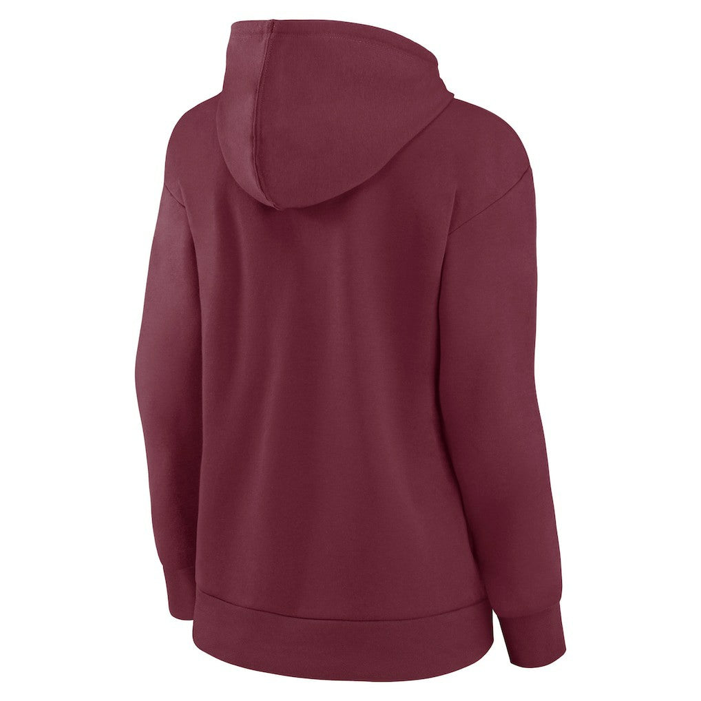 Washington Commanders Women's Primary Logo Pullover Hoodie Burgundy