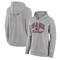 Washington Commanders Women's Victory Script Pullover Hoodie Gray