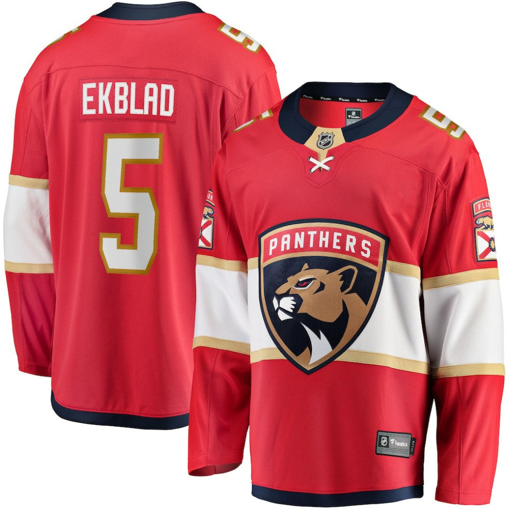NHL Aaron Ekblad Florida Panthers Fanatics Home Team Breakaway Player Jersey - Red