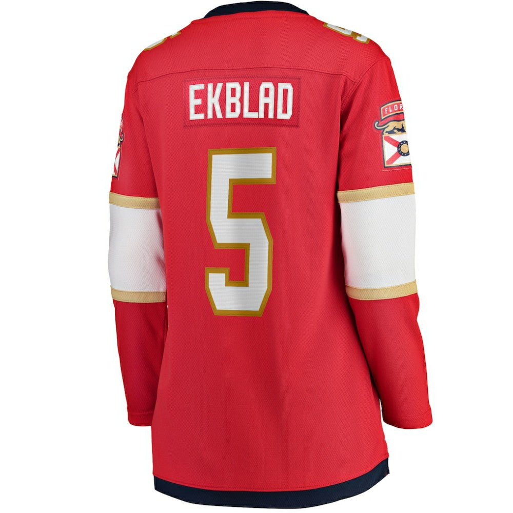 NHL Aaron Ekblad Florida Panthers Fanatics Women's Home Team Breakaway Player Jersey - Red