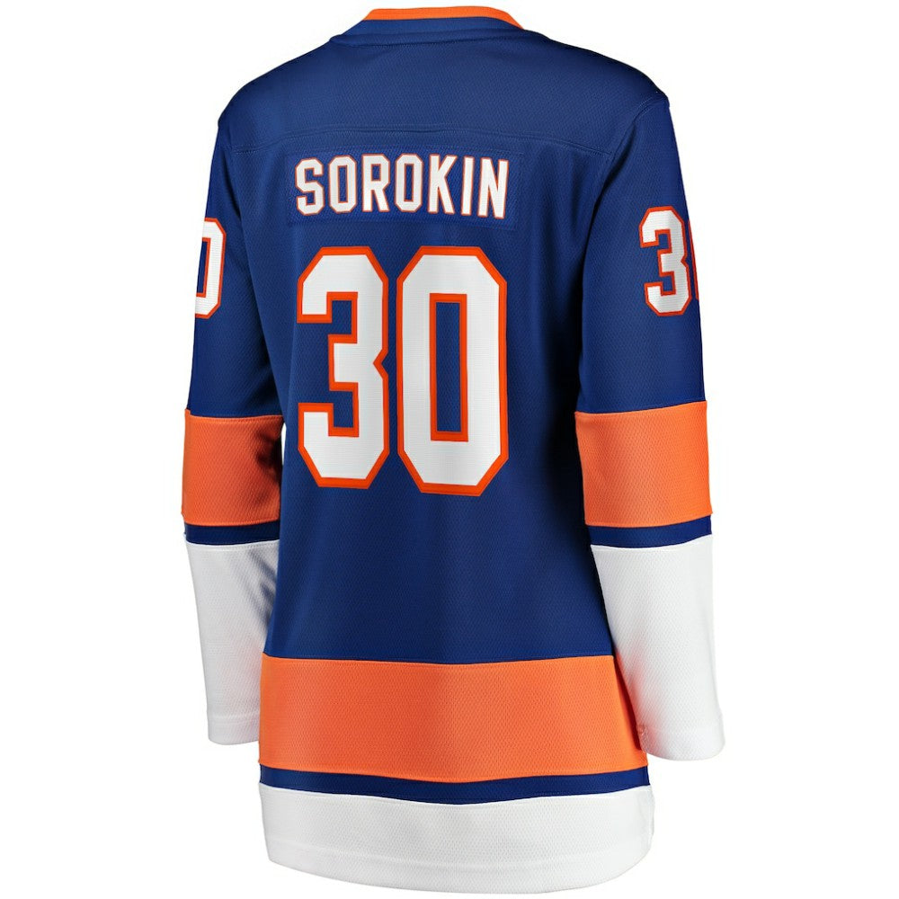 NHL Ilya Sorokin New York Islanders Fanatics Women's Home Breakaway Player Jersey - Royal