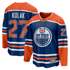 NHL Brett Kulak Edmonton Oilers Fanatics Home Breakaway Player Jersey - Royal
