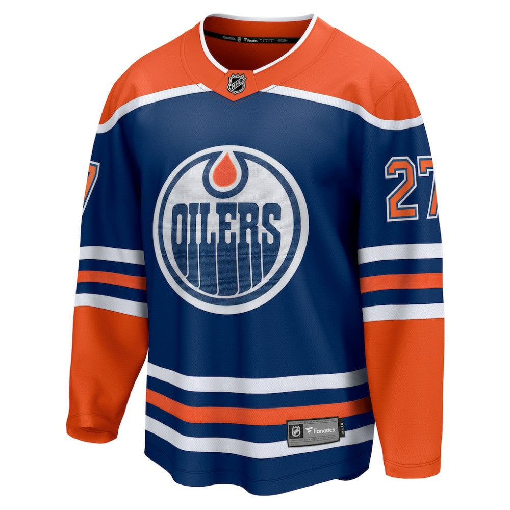 NHL Brett Kulak Edmonton Oilers Fanatics Home Breakaway Player Jersey - Royal