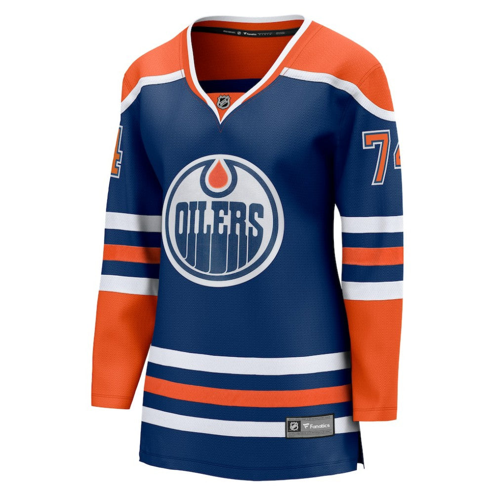 NHL Stuart Skinner Edmonton Oilers Fanatics Women's Home Breakaway Player Jersey - Royal