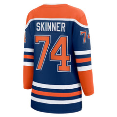 NHL Stuart Skinner Edmonton Oilers Fanatics Women's Home Breakaway Player Jersey - Royal