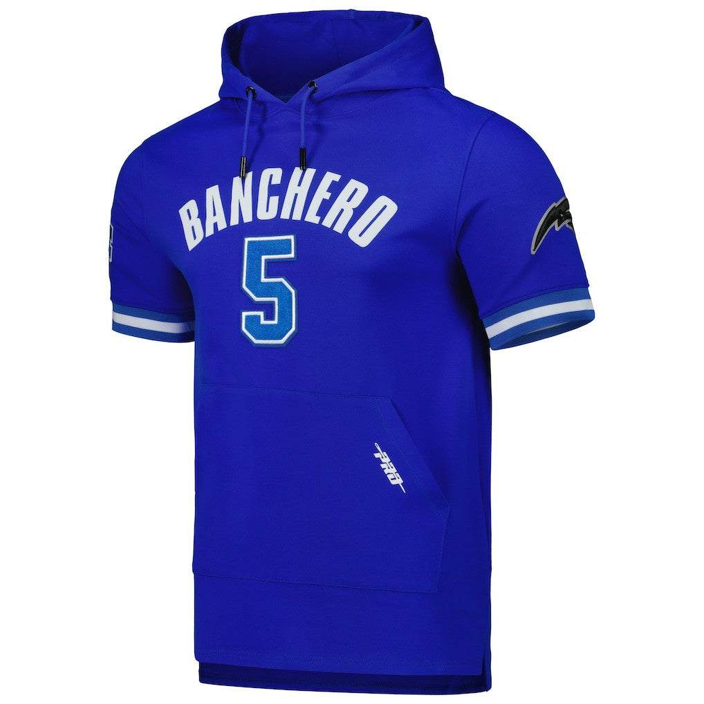 Paolo Banchero Orlando Magic Pro Standard Name & Number Short Sleeve Pullover Hoodie Royal