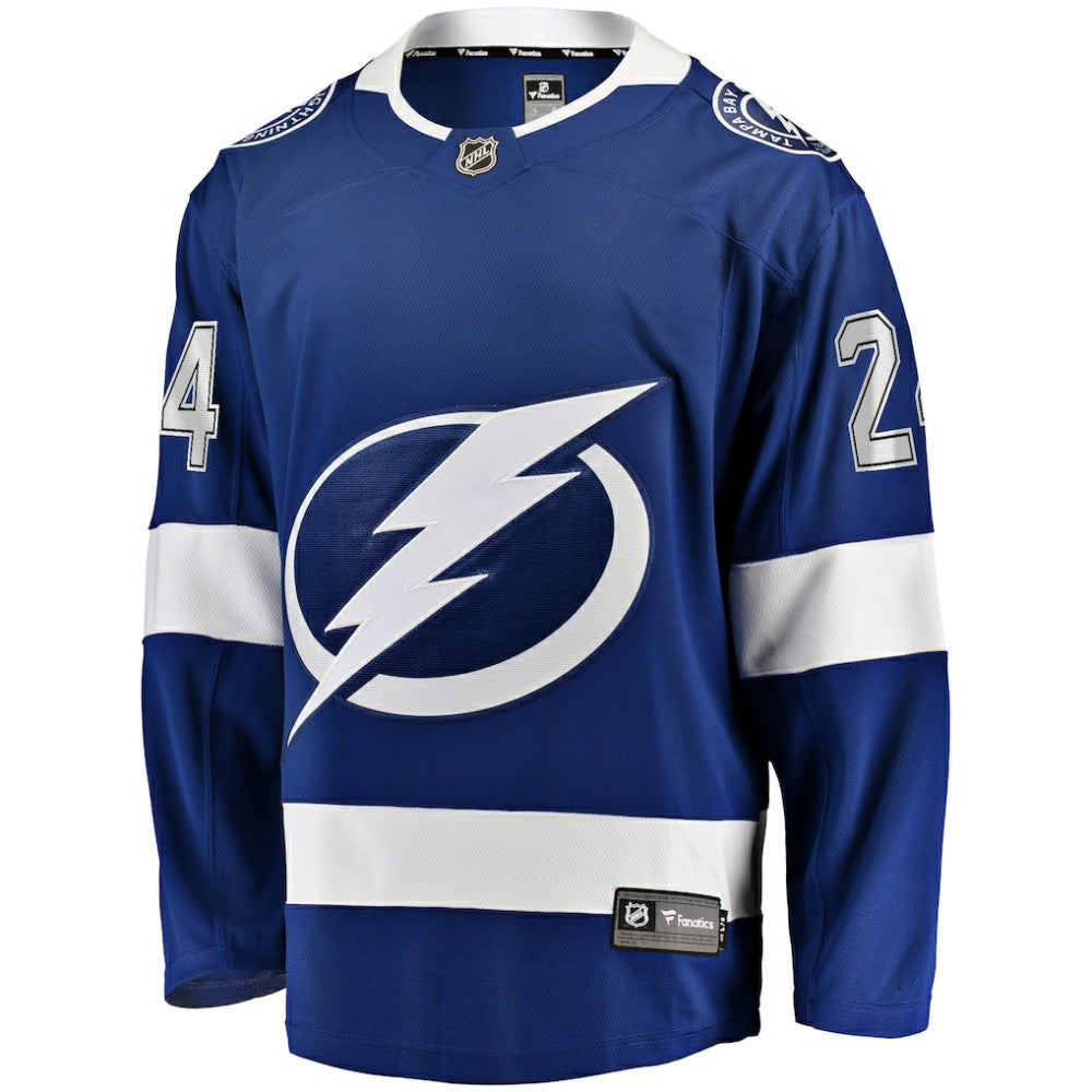 NHL Zach Bogosian Tampa Bay Lightning Fanatics Home Breakaway Player Jersey - Blue