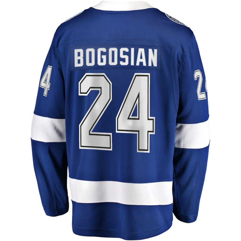 NHL Zach Bogosian Tampa Bay Lightning Fanatics Home Breakaway Player Jersey - Blue