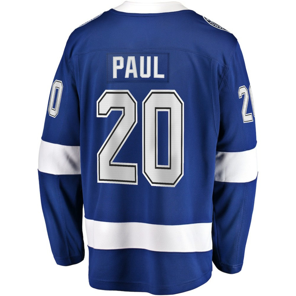 NHL Nicholas Paul Tampa Bay Lightning Fanatics Home Breakaway Player Jersey - Blue