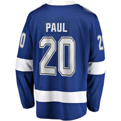 NHL Nicholas Paul Tampa Bay Lightning Fanatics Home Breakaway Player Jersey - Blue