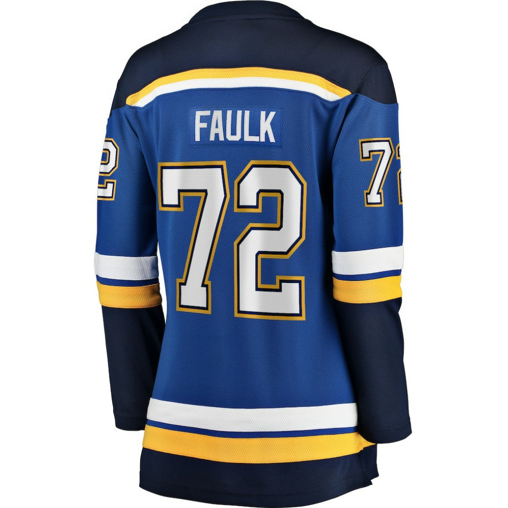 NHL Justin Faulk St. Louis Blues Fanatics Women's Home Breakaway Player Jersey - Blue