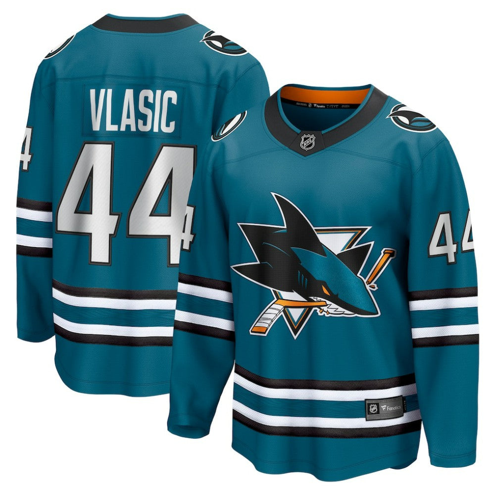 NHL Marc-Edouard Vlasic San Jose Sharks Fanatics Home Breakaway Player Jersey - Teal