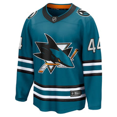 NHL Marc-Edouard Vlasic San Jose Sharks Fanatics Home Breakaway Player Jersey - Teal