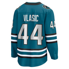 NHL Marc-Edouard Vlasic San Jose Sharks Fanatics Home Breakaway Player Jersey - Teal