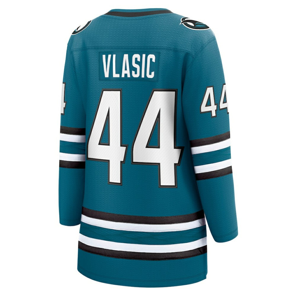NHL Marc-Edouard Vlasic San Jose Sharks Fanatics Women's Home Breakaway Player Jersey - Teal