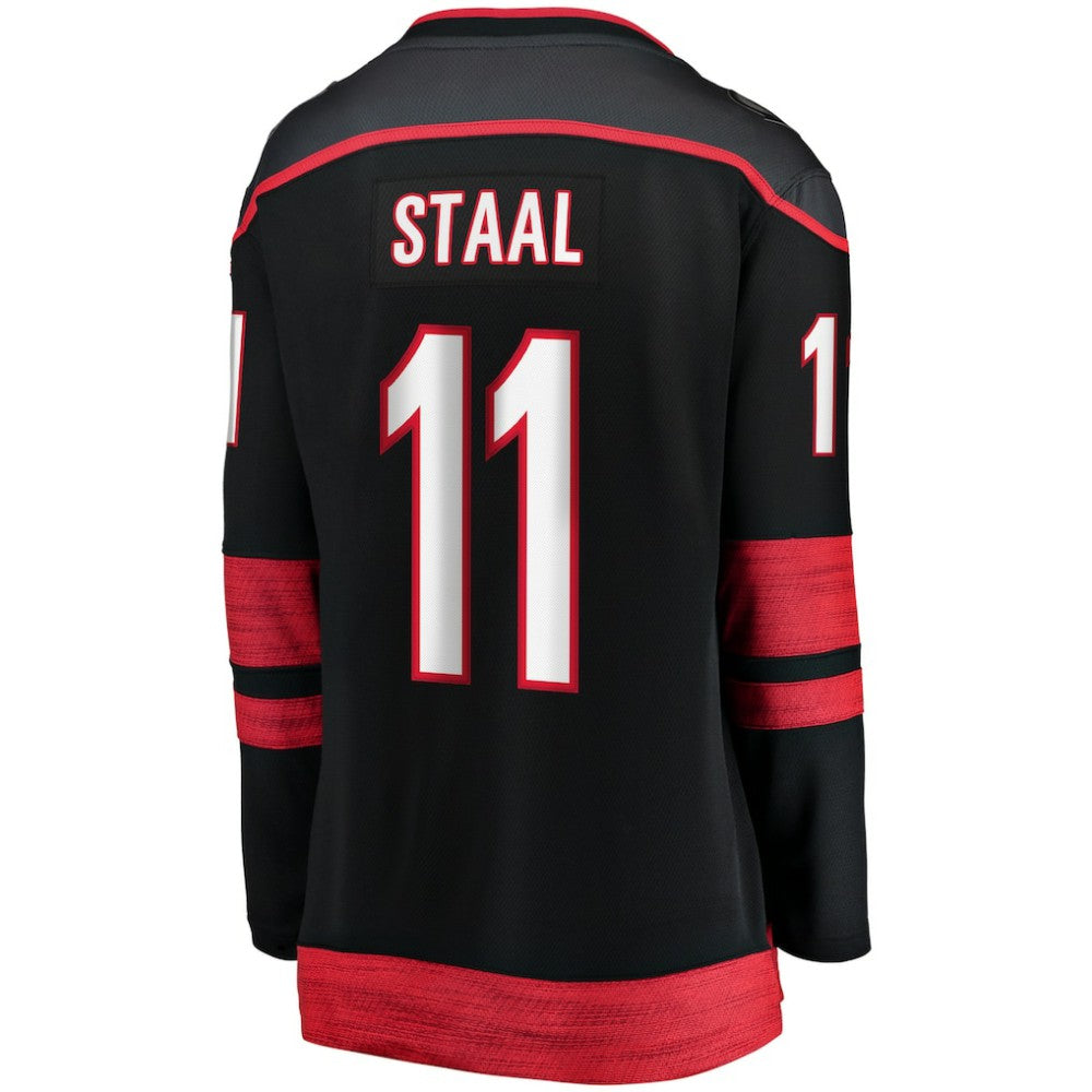 NHL Jordan Staal Carolina Hurricanes Fanatics Women's Home Captain Patch Breakaway Player Jersey - Black