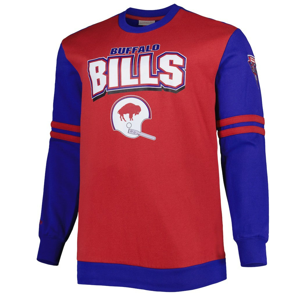 Buffalo Bills Big & Tall Celebration of Champions Pullover Sweatshirt Red/Royal