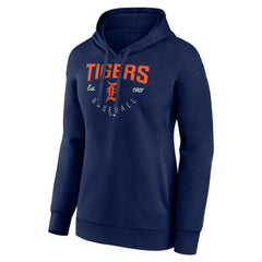 Detroit Tigers Women's Team Live For It Pullover Hoodie - Navy Hoodies