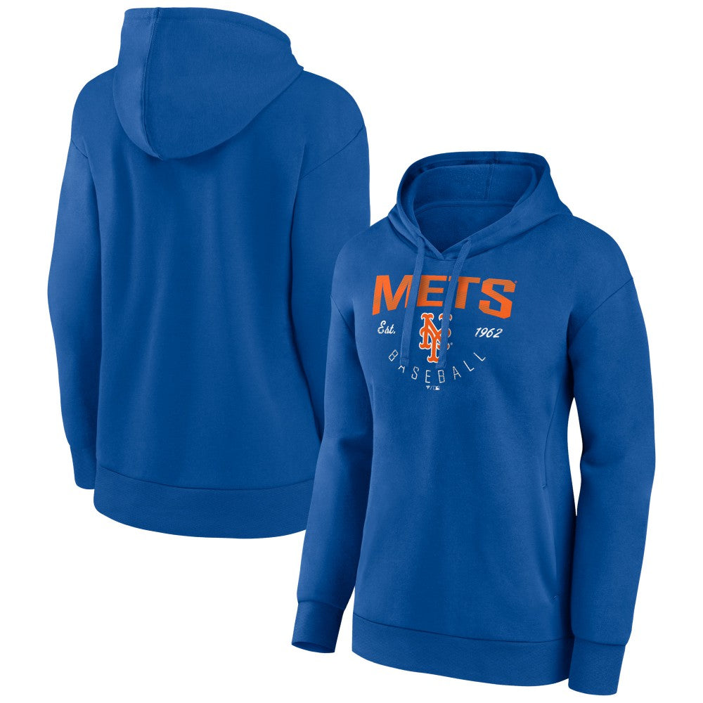 New York Mets Women's Team Live For It Pullover Hoodie - Royal Hoodies