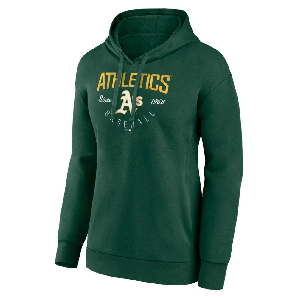 Oakland Athletics Women's Live For It Pullover Hoodie - Green Hoodies