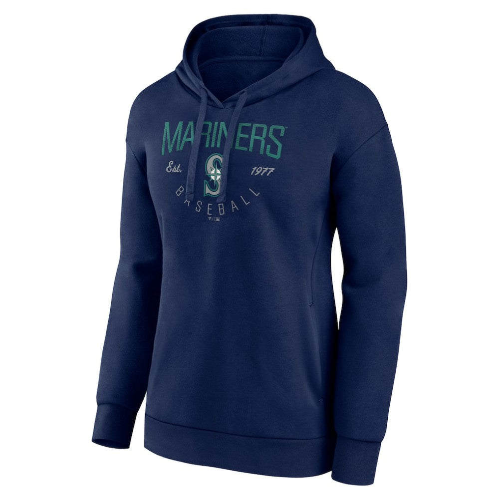 Seattle Mariners Women's Team Live For It Pullover Hoodie - Navy Hoodies