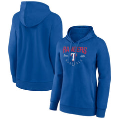 Texas Rangers Women's Team Live For It Pullover Hoodie - Royal Hoodies
