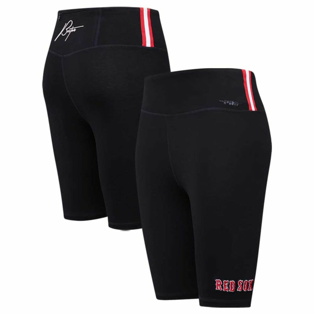 Boston Red Sox Pro Standard Women's City Scape Bike Shorts - Black Shorts