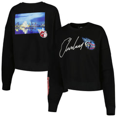 Cleveland Guardians Pro Standard Women's City Scape Pullover Sweatshirt - Black Pullover