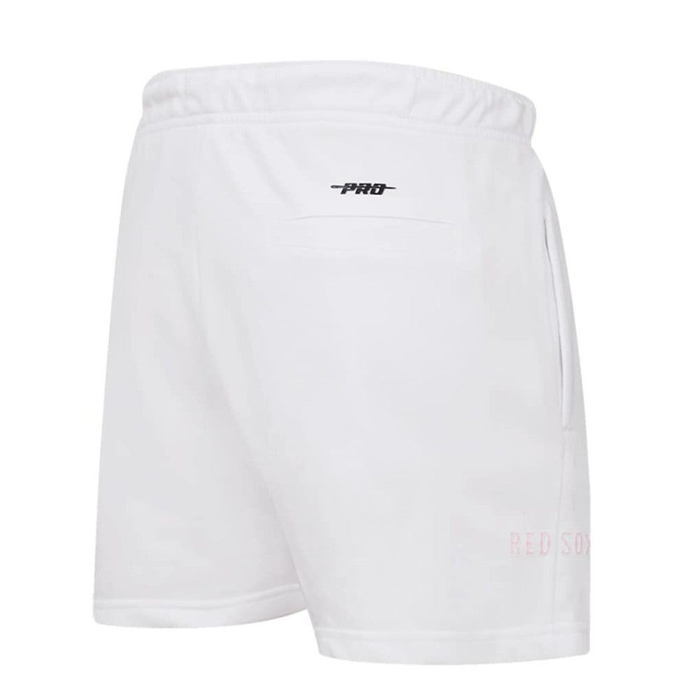 Boston Red Sox Pro Standard Women's Washed Neon Shorts - White Shorts