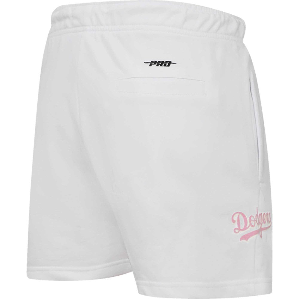 Los Angeles Dodgers Pro Standard Women's Washed Neon Shorts - White Shorts