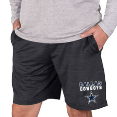 Dallas Cowboys Concepts Sport Bullseye Knit Jam Shorts Charcoal