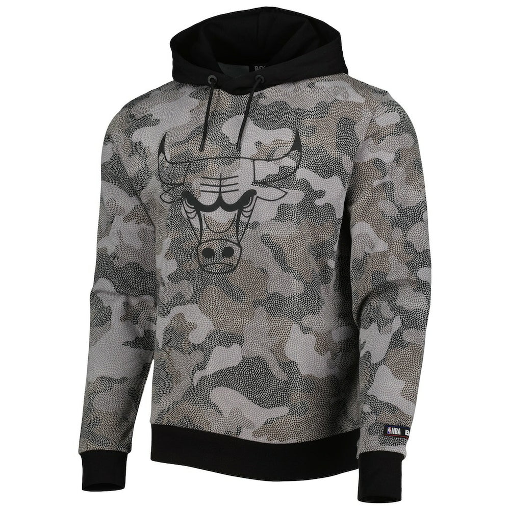 Chicago Bulls Hugo Boss Camo Pullover Hoodie Black